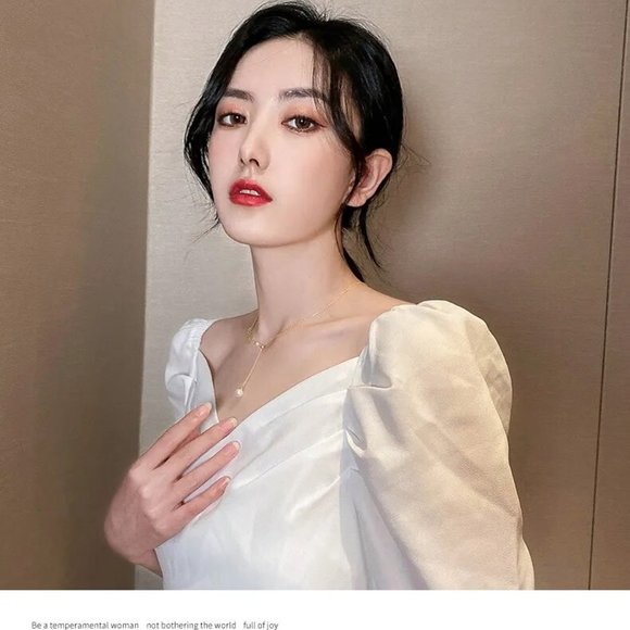 New Retro Wheat Leaf Clavicle Chain Sexy Sling Necklace - Picture 8 of 8